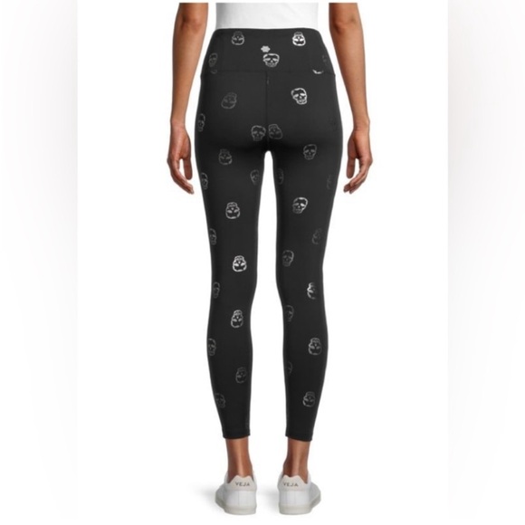 NANETTE LEPORE PLAY- Compression Skull-Print 7/8 Leggings, NWT - Picture 3 of 7